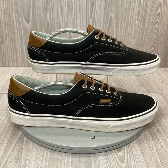 Vans Other - Vans Men's Classic Low Top Black Canvas Skate Fashion Shoes Sneakers Sz 13